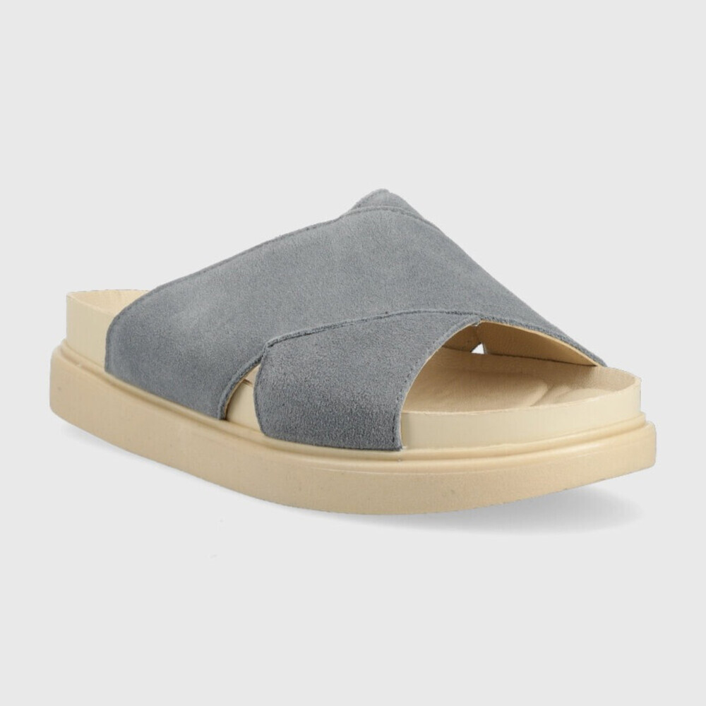 Vagabond Erin 5332-040-61 Sandals Women's US 10 Blue Suede Slip On Slide GAL1486